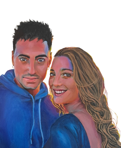 Portrait illustration of Miriam