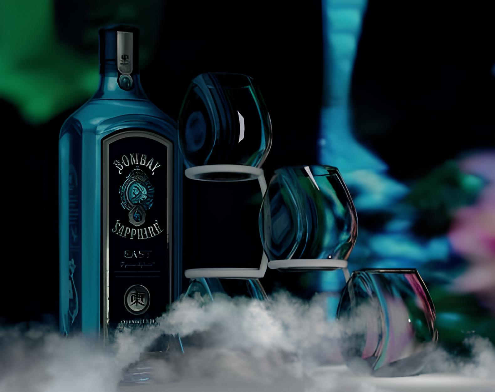 Bombay Sapphire glassware concept